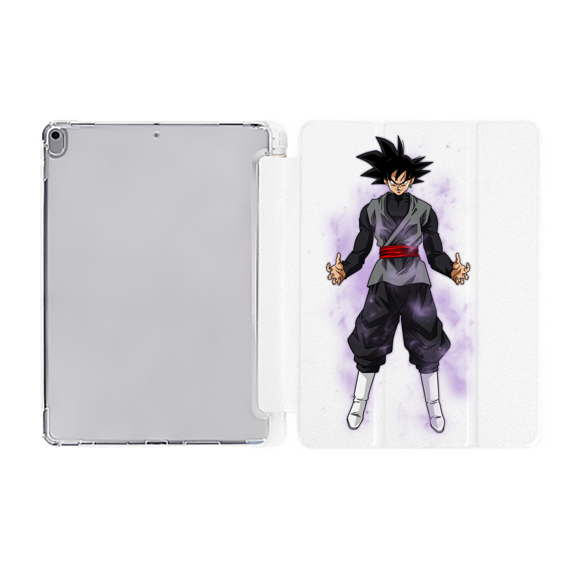 （画像用） ドラゴンボール ベジータ四世（Bejīta Yonsei）DRAGON BALL Vegeta IV IPad ケース ペン収納付き 三つ折りスタンド PUレザー×シリコン 対応機種9.5/10.5/10.9インチ